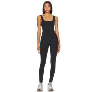 Revolve H:ours Black Jersey Jumpsuit Catsuit NWT Size Small